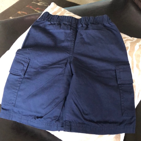 Boys Navy Cargo Shorts - Picture 2 of 3